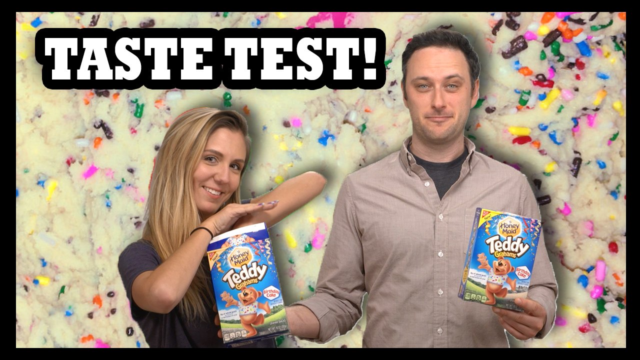 Birthday Cake-Flavored Zombie Teddy Grahams?! - Food Feeder