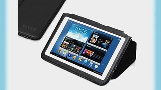 KAVAJ Ledertasche Case Hamburg f?r das Samsung Galaxy Tab 2 7.0 schwarz aus echtem Leder mit