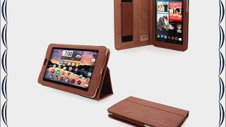 Snugg Nexus 7 H?lle (Braun) - Smart Case mit lebenslanger Garantie   Standfunktion f?r Google