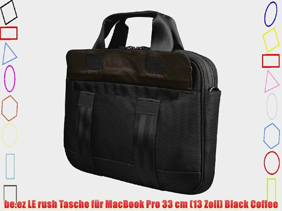 be.ez LE rush Tasche f?r MacBook Pro 33 cm (13 Zoll) Black Coffee
