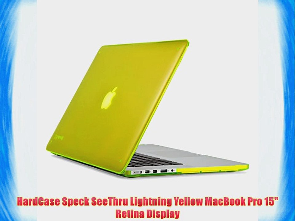 HardCase Speck SeeThru Lightning Yellow?MacBook Pro 15 Retina Display