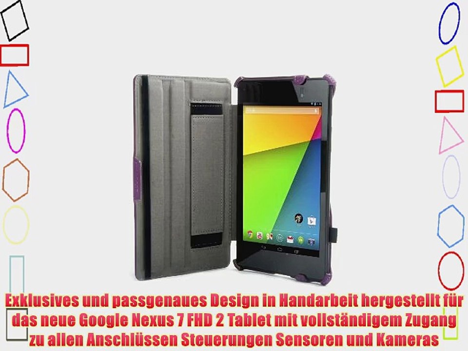 Supremery - Asus Nexus 7 H?lle Case Kunstleder Tasche Schutzh?lle H?lle Etui Cover Ultra Slim