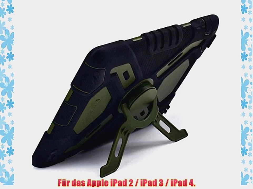 Hot Neu Ipad 2/3/4 Fall-Silikon-Kunststoff-Kid Proof Extreme Duty-Dual-Protective Schutzh?lle