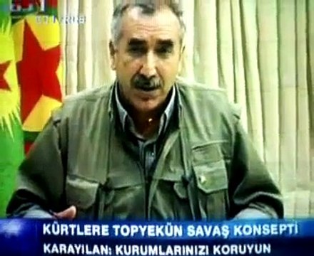 Esir 8 Asker roj tv de Murat Karayilan Konussuyor Demirtas