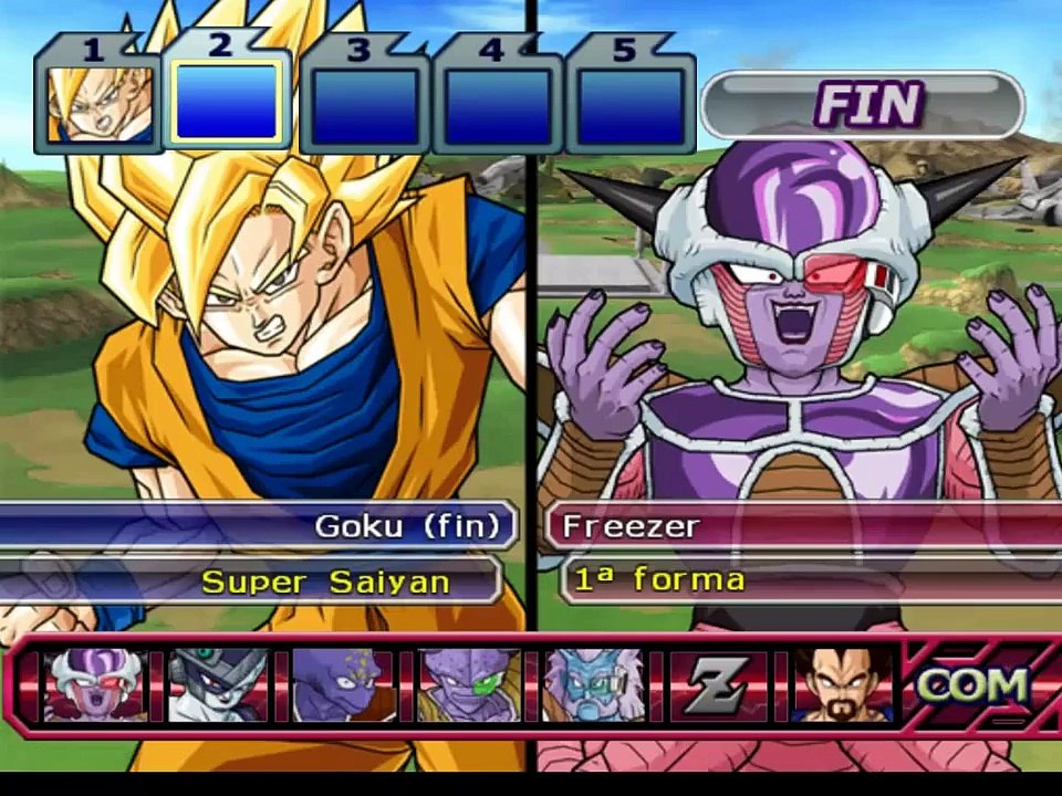 Dragon Ball Z Budokai Tenkaichi 3 - Goku FIN Vs Freezer, Cell, Kid Bu, Yin Shen Ron, Broly