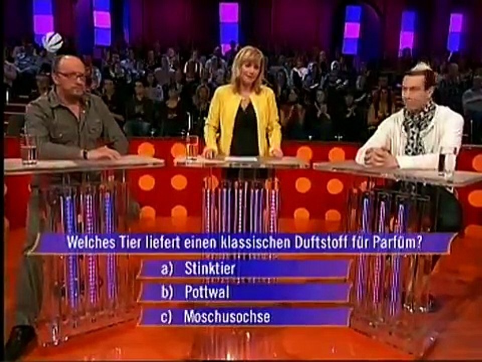 Stinktier Jack bei "Clever - die Show die Wissen schafft"