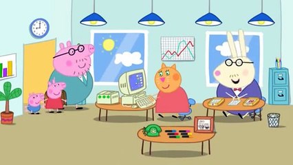 HỌC TIẾNG ANH QUA PHIM HOẠT HÌNH | PEPPA PIG CARTOON WITH ENGLISH SUBTITLES | TẬP  25: DADDY OFFICE