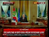 Discorso di fine anno del presidente Napolitano