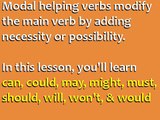 Modal Helping Verbs in English