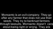 Evil Monsanto suing for seeds blowing onto property & bees disappearing