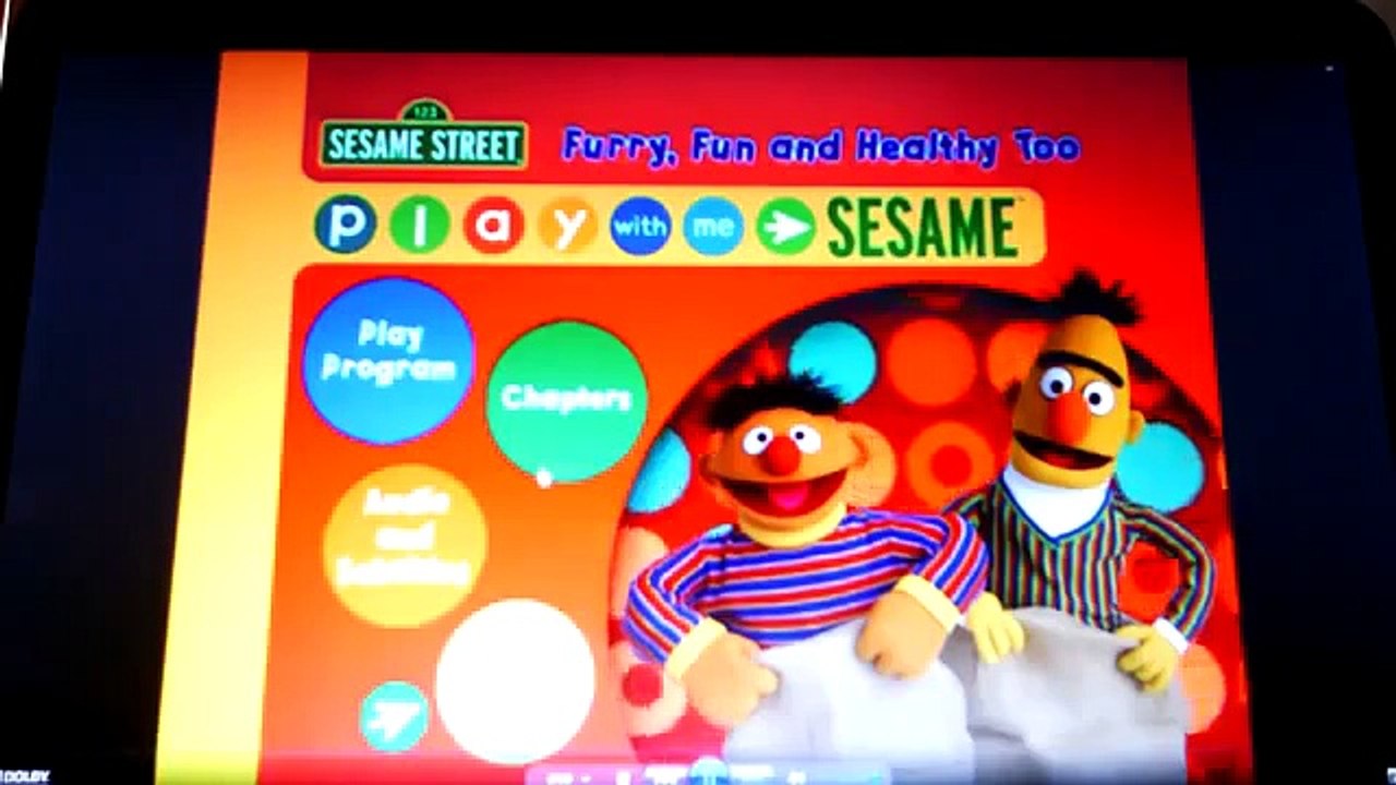 PLAY WITH ME Sesame - Furry, Fun and Healthy Too! (DVD, 2006