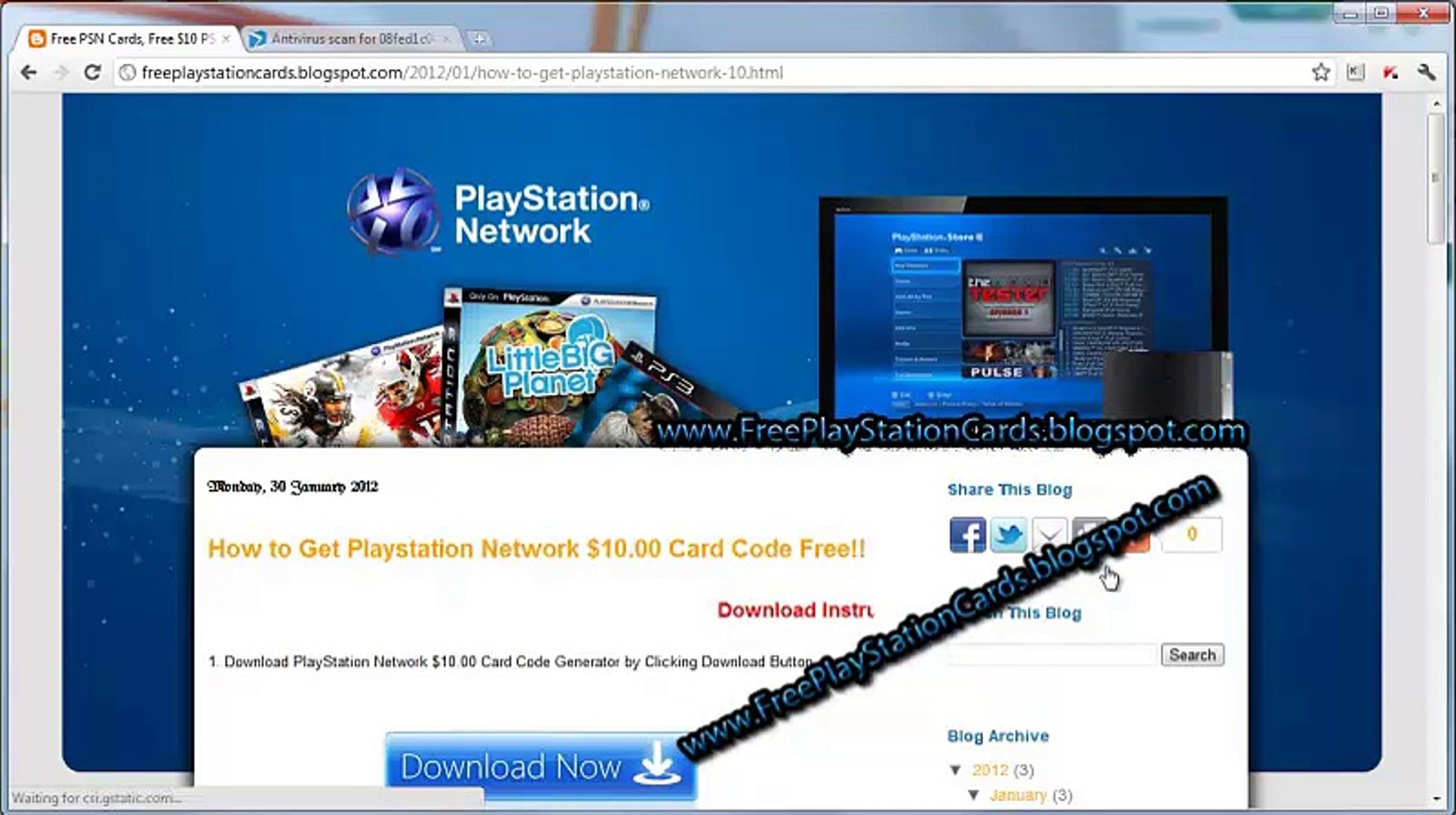 Playstation Network PS3 PSN Card Generator 10$ Legit and Working! Download  For Free! - video dailymotion
