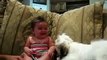 Dog loves to kiss baby - Funny baby| funny dog videos | funny dog vines, baby 8