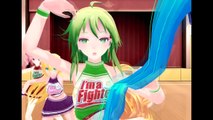 MMD x Hey Mickey - Gumi and Vocaloid Chearleaders
