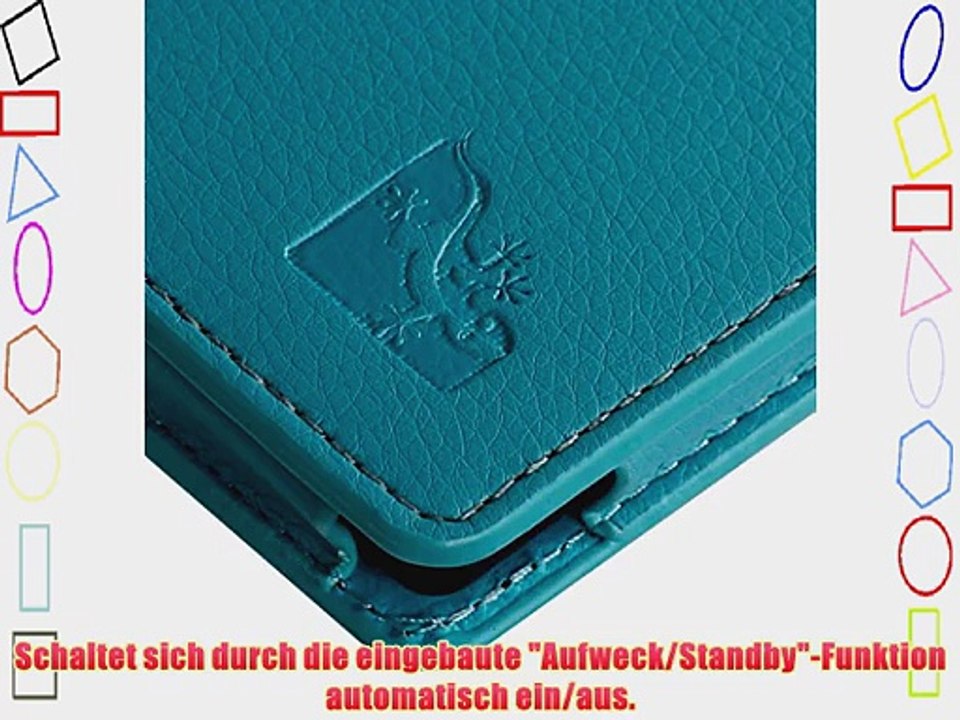 Die original GeckoCovers Luxus Kobo Aura H2O H?lle Case Tasche Cover mit auto Aufweck / Standby