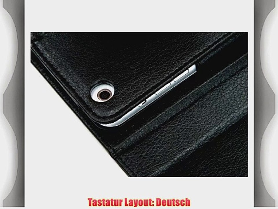 boriyuan (Ipad 5 2013) Apple Ipad Air Tastatur Case PU Leder Tasche H?lle mit Silikon Bluetooth