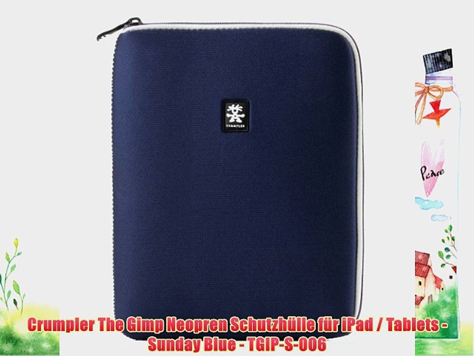 Crumpler The Gimp Neopren Schutzh?lle f?r iPad / Tablets - Sunday Blue - TGIP-S-006