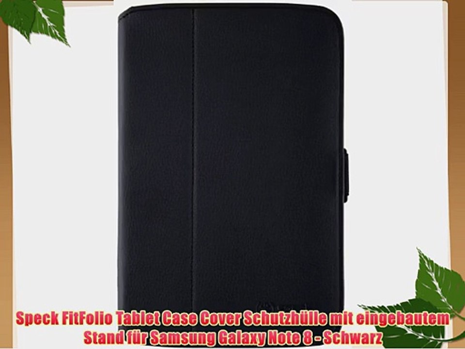 Speck FitFolio Tablet Case Cover Schutzh?lle mit eingebautem Stand f?r Samsung Galaxy Note