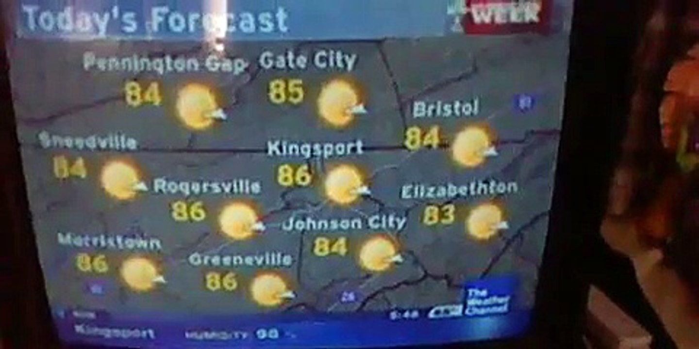 Local on the 8s Forecast Error On The Original The Weather Channel:8/2/13 5:38 AM