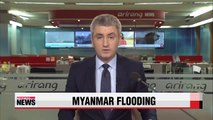 Heavy flooding in Myanmar leaves dozens dead