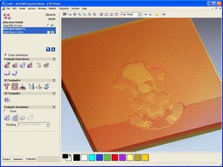 ArtCAM Express 2009 - Machining a 3D Relief