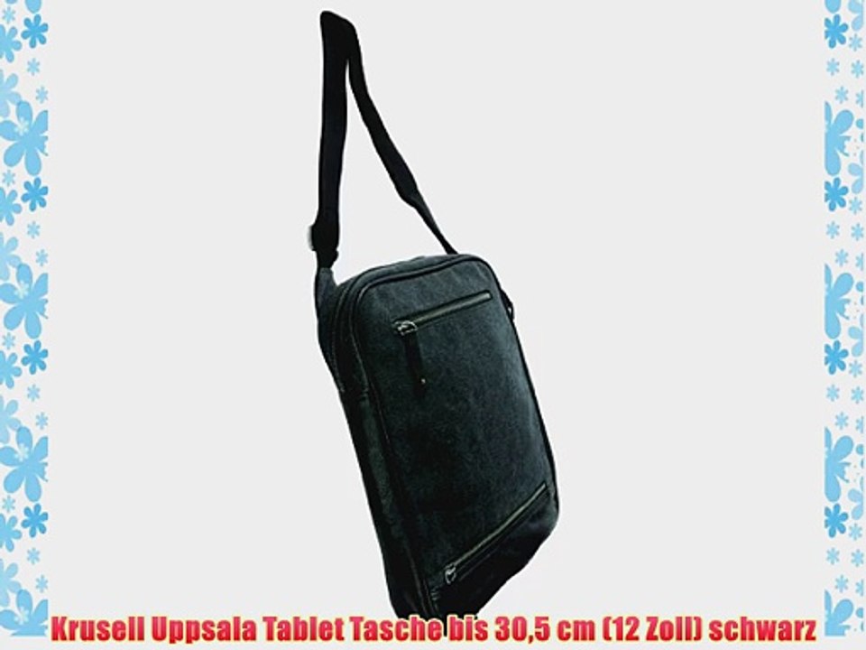 Krusell Uppsala Tablet Tasche bis 305 cm (12 Zoll) schwarz
