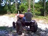 1938 Allis Chalmers Model B Tractor In Motion