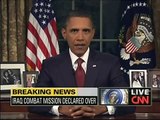 President Obama declares end to US combat mission in Iraq (August 31, 2011) [1/2]