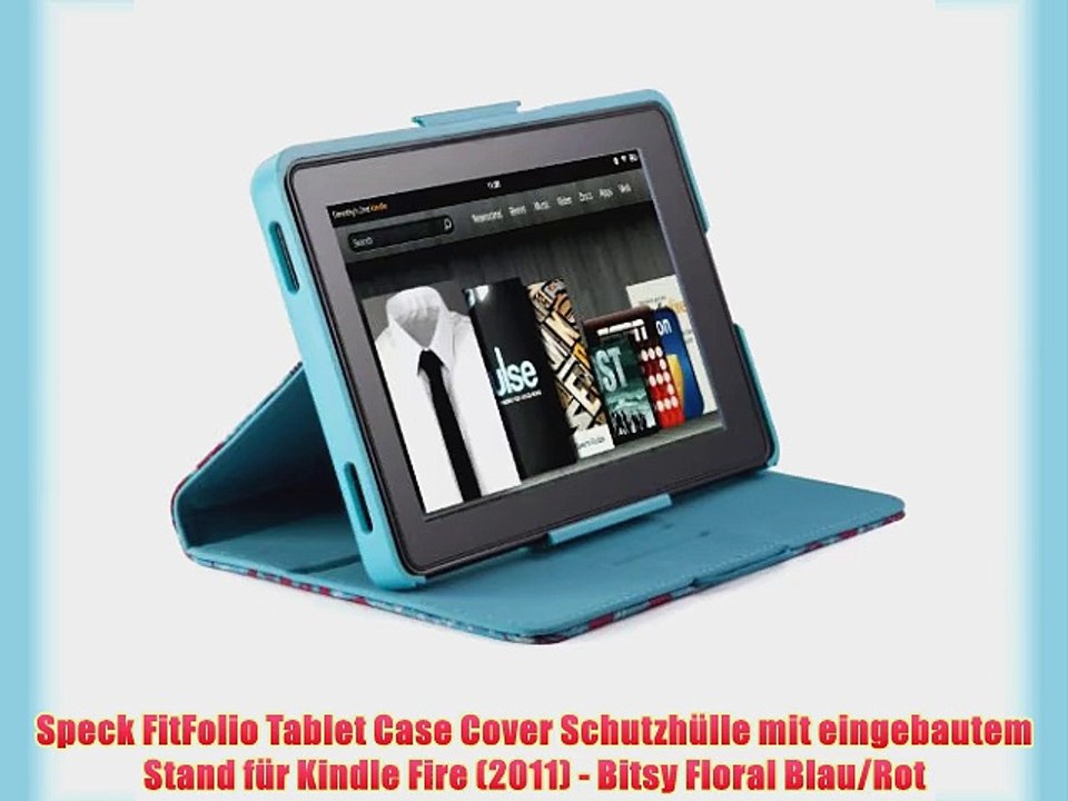 Speck FitFolio Tablet Case Cover Schutzh?lle mit eingebautem Stand f?r Kindle Fire (2011) -