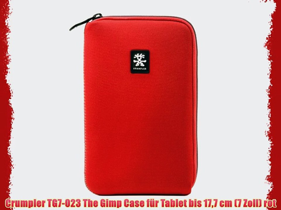 Crumpler TG7-023 The Gimp Case f?r Tablet bis 177 cm (7 Zoll) rot