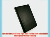 Tuff Luv-Echt Leder Book Style Case Tasche H?lle f?r Asus Eee Transformer Tablet Schwarz