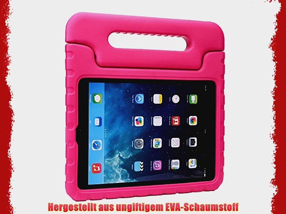 Cooper Cases(TM) Dynamo iPad Air 2 H?lle f?r Kinder in Pink   Frei Displayschutzfolie (Leicht