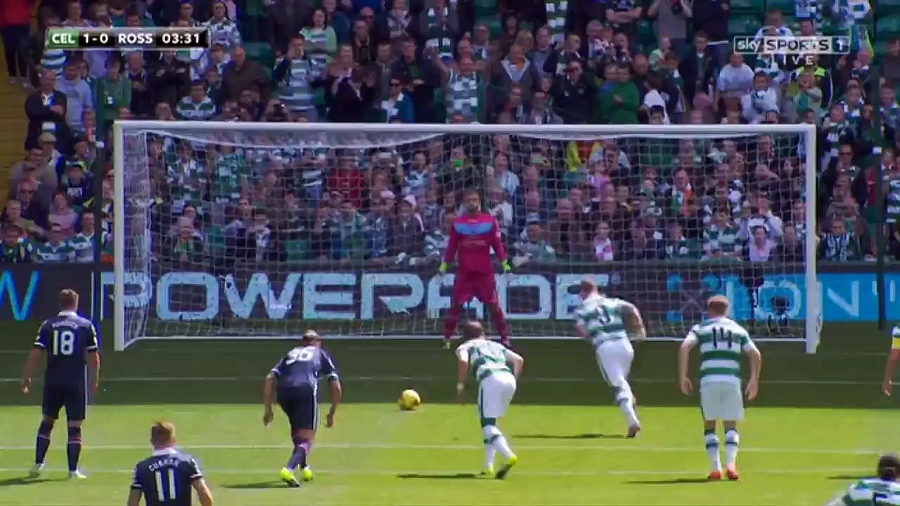 All Goals and Highlights HD | Celtic 2-0 Ross County - Scottish Premiership 01.08.2015