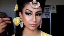 Pakistani bridal mehndi mayun makeup