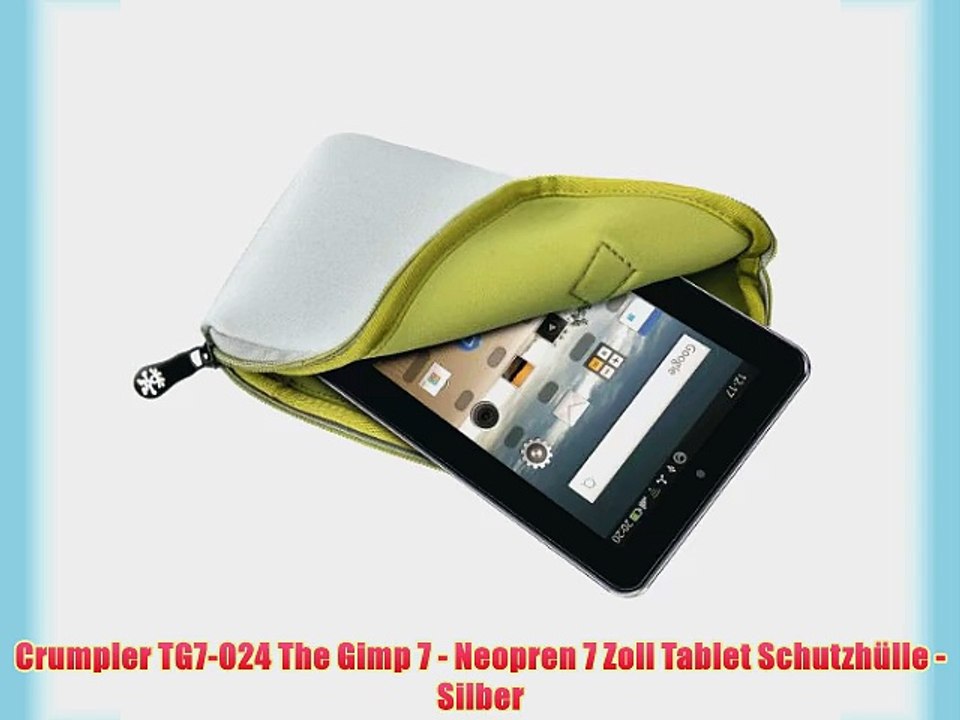 Crumpler TG7-024 The Gimp 7 - Neopren 7 Zoll Tablet Schutzh?lle - Silber