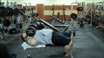 Gym Footage - Dumbbell Bench, Rack Pulls, Incline Bench, Dips