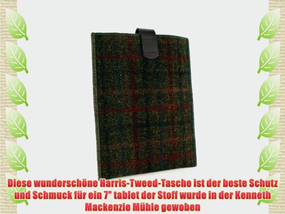 Alston CraigHarris Tweed Schutzh?lle/Sleeve f?r 7 Zoll Tablets auch f?r iPad Mini geeignet