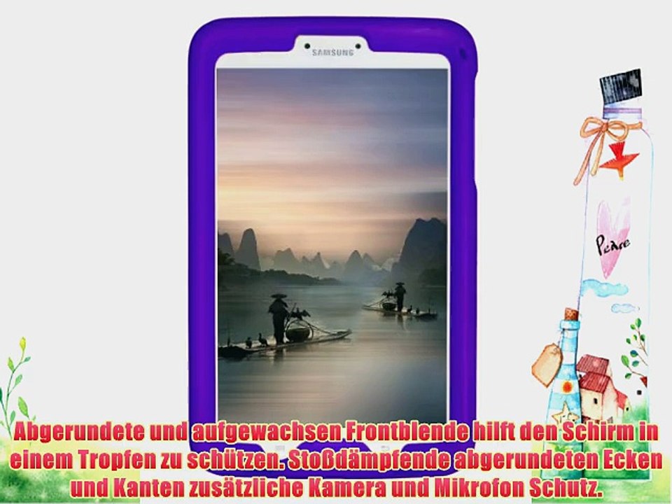 Bobj Silikon-Hulle Heavy Duty Tasche fur Samsung Galaxy Tab 3 8-inch Tablet modelle SM-T310