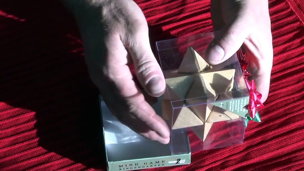 SOLUTION to Wooden Star Puzzle, Mind Game Kindergarten, STAR WOOD PUZZLE, Concept2Go