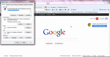 How to get rid of the "only secure content is displayed" message in Internet Explorer