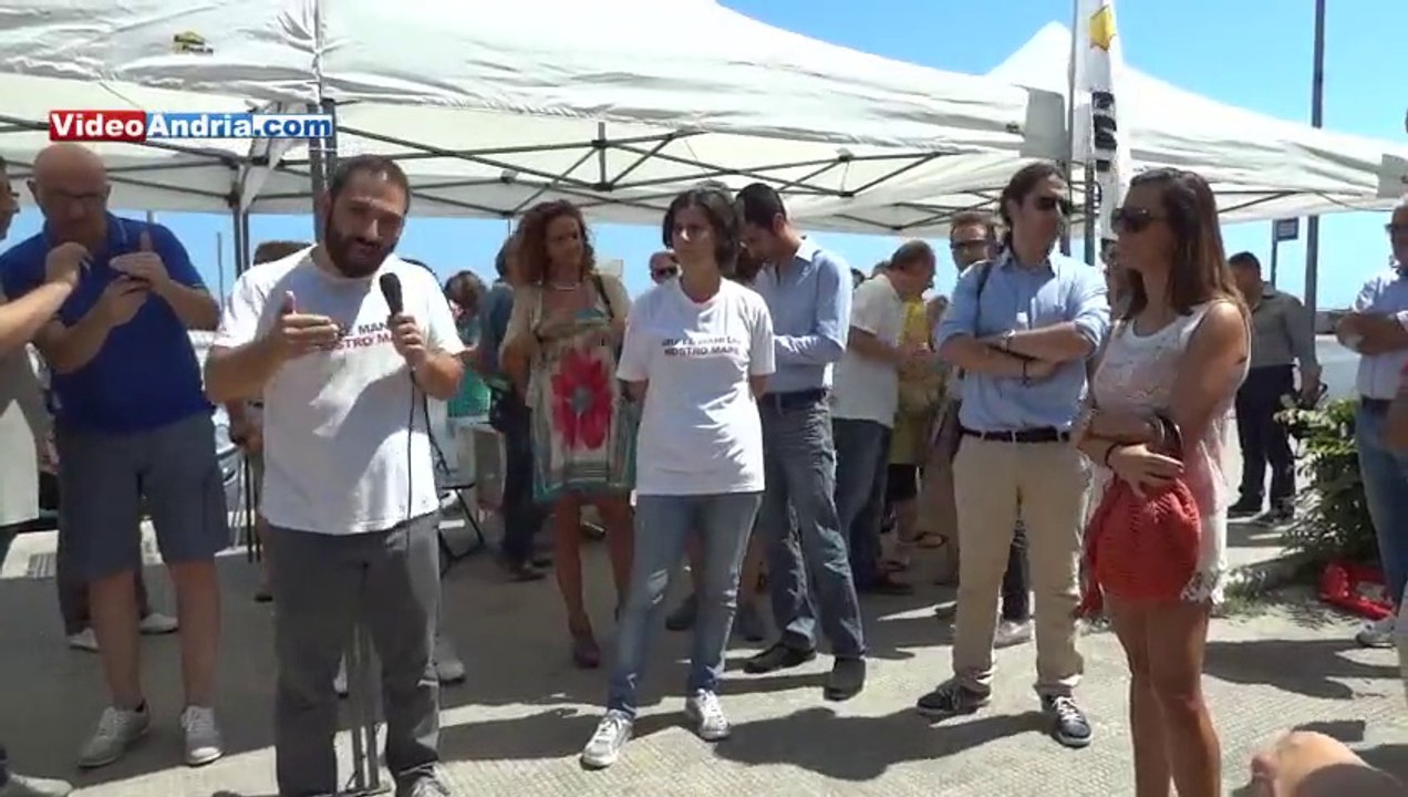 "Giù le mani dal nostro mare tour 2015" - Conferenza stampa di presentazione (Bari, 1 agosto 2015)