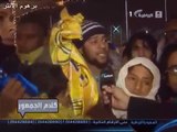 ردة فعل جمهور النصر بعد الخساره من الهلال 24.1.2012