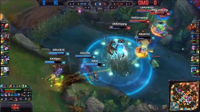 LPL W9, IG vs OMG Game 1