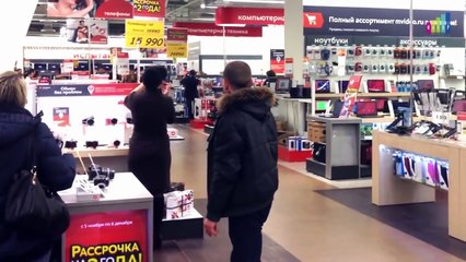 Flashmob in Russia with a beautifull Russian folk song Smuglyanka Moldavanka