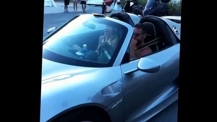 Porsche 918 Spyder Crash Original movie from #KristinaLifeTime instagram