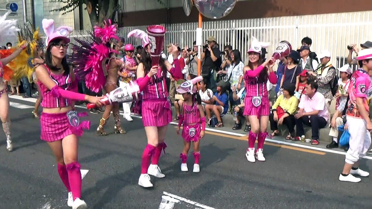 【2015/8/1】第37回たたら祭りサンバパレード　１　G.R.E.S. ALEGRIA、こども王国