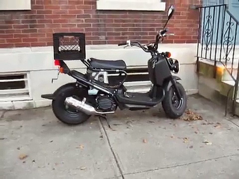 Yoshimura TRC on 2009 Honda Ruckus 50cc scooter - Aftermarket exhaust road test