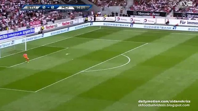 1-0 Filip Kostic Goal _ Stuttgart v. Manchester City - Friendly 01.08.2015