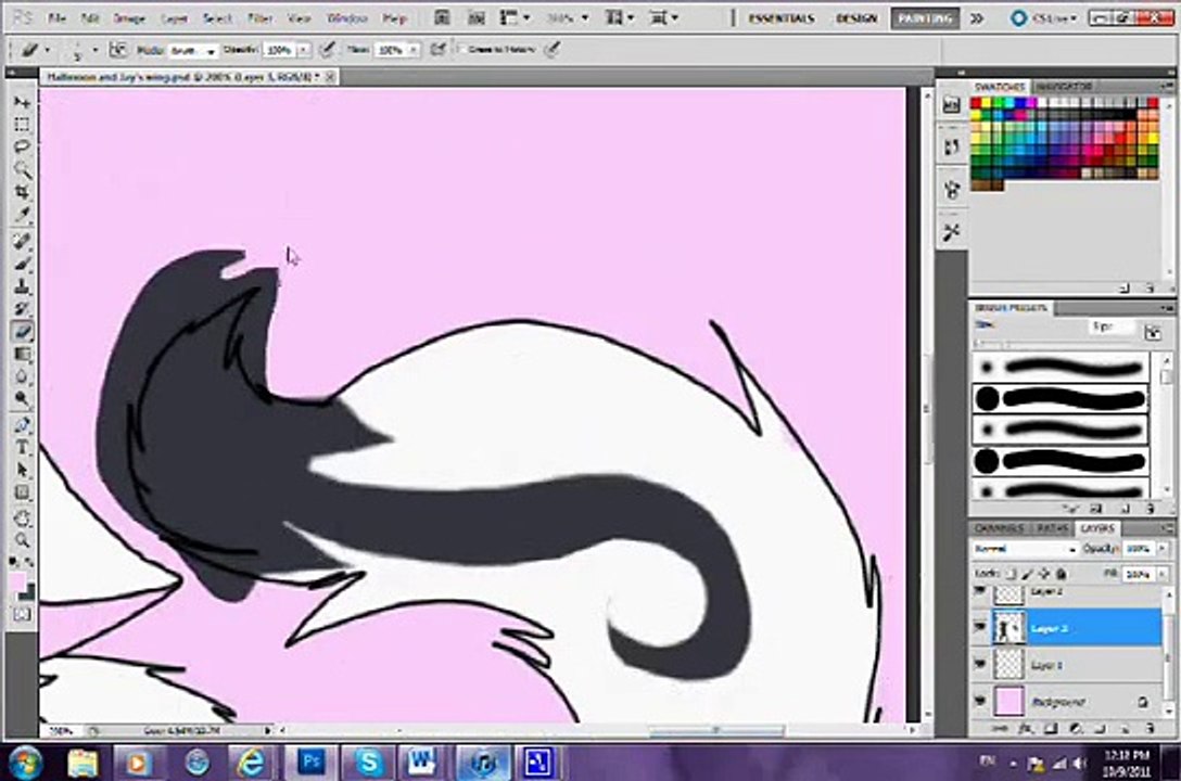 Jayfeather and Halfmoon - Speedpaint *OLD