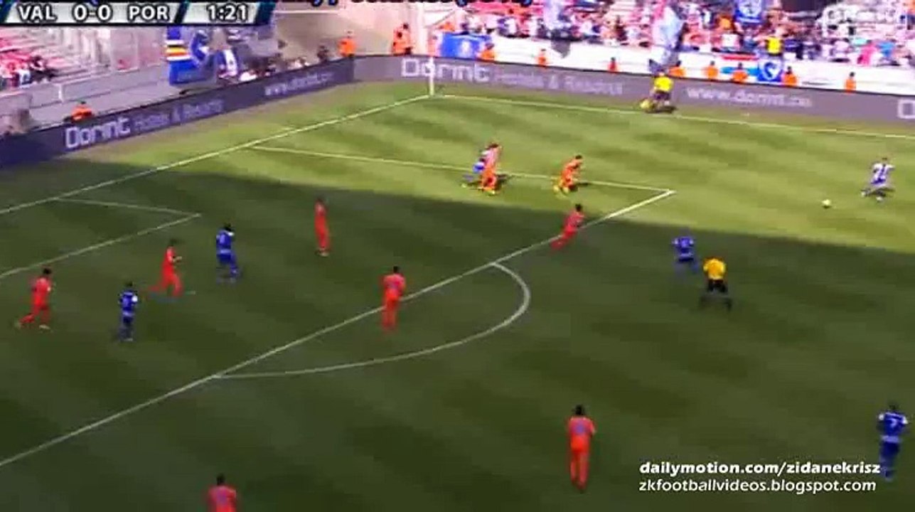 Aboubakar Hits the Crossbar - FC Porto v. Valencia - Colonia Cup 01.08.2015